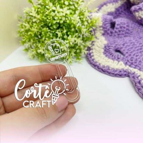 Clipe/marcador personalizado - 10 und