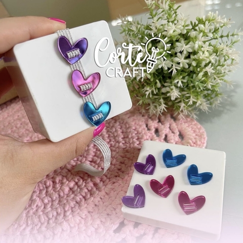 Passantes (10 und) - Formato coração tortinho - Espelhado