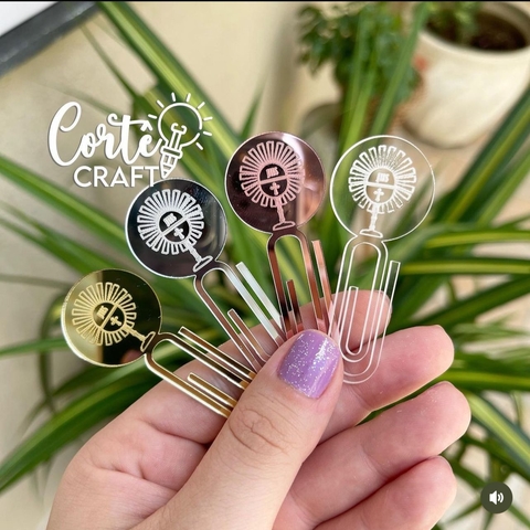 Clipe/marcador Eucaristia/batizado/crisma - 10 und