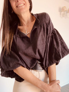 7019 blusa lino - comprar online