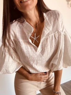 7019 blusa lino
