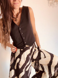 7036 chaleco bengalina negro - CINPLEMENTE