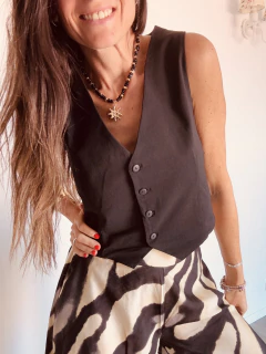 7036 chaleco bengalina negro en internet