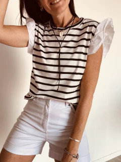 7049 Remera morley rayada en internet