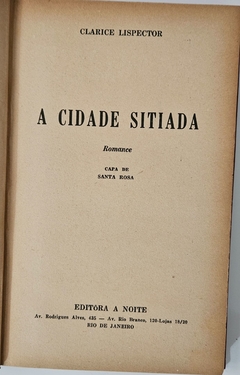 LISPECTOR, Clarice. A cidade sitiada. - comprar online