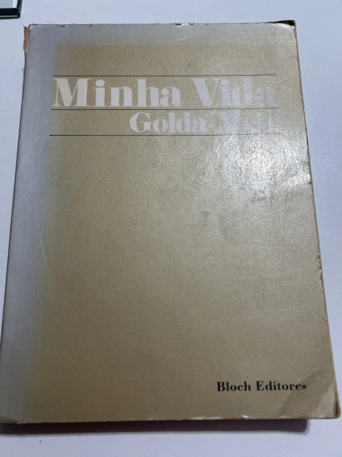 MEIR, Golda. Minha vida - comprar online