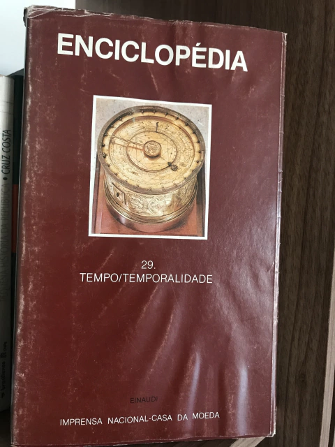 ENCICLOPÉDIA EINAUDI VOLUME 29 - TEMPO/TEMPORALIDADE