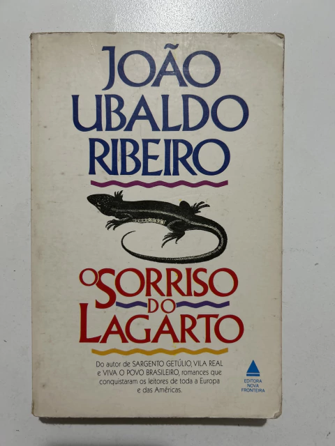 RIBEIRO, João Ubaldo. O sorriso do lagarto - comprar online