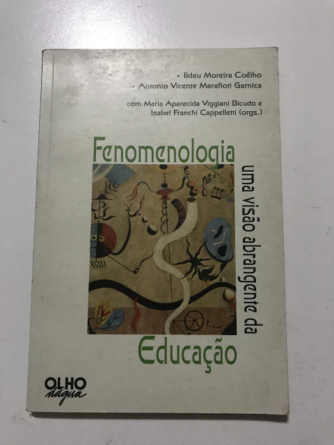 COELHO, Ildeu Moreira; GARNICA, Antonio Vicente Marafioti (org.). Fenomenologia: uma visão abrangente da educação