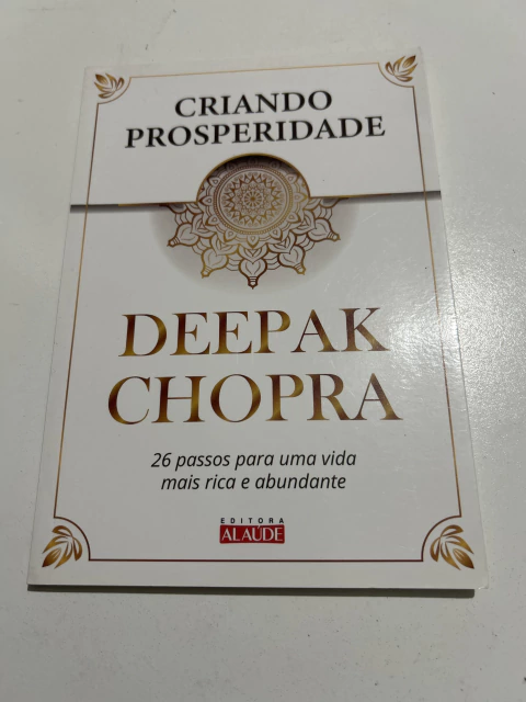 CHOPRA, Deepak. Criando prosperidade - comprar online