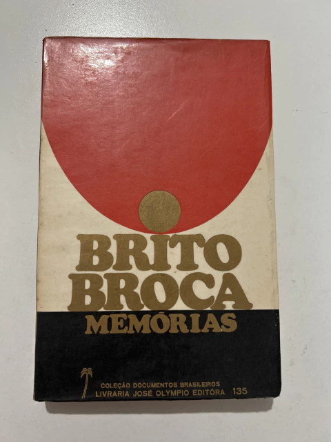 BROCA, Brito. Memórias - comprar online
