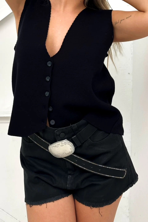 Cinturon West Black - comprar online