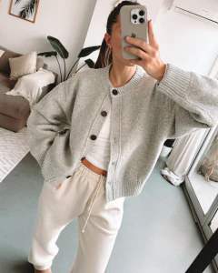 Imagen de Cardigan Boheme Grey