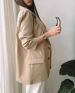 Blazer Bernarda Beige - comprar online