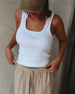 Musculosa Alicante White