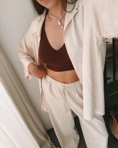 Top Filippa Choco - comprar online