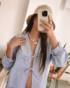 Blusa Sicilia Blue - tienda online