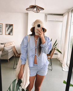 Blusa Sicilia Blue - LUPITA