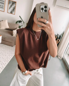 Chaleco Philippa Choco