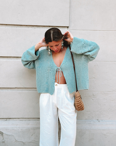 Cardigan Málaga Green - LUPITA