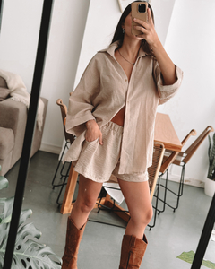 Camisa Murcia Beige en internet