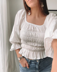 Blusa Phoebe White - comprar online