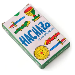 Mazo de Cartas Hachazo x 50 - Plastificada - Crema del cielo