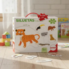 Rompecabezas Siluetas Selva - 2 y 3 Piezas - comprar online