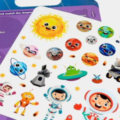 Imagen de Libro de Stickers Reutilizables Espacio