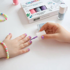 Set de 2 Esmaltes al Agua Infantiles - Crema del cielo