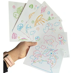 Pizarra Mágica 3D Unicornios Con Luces Led Y Lentes Dibujo - tienda online