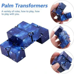 Cubo Infinito Galaxia Infinity Cube - Fidget Toy Antiestrés en internet
