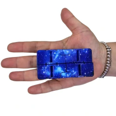 Cubo Infinito Galaxia Infinity Cube - Fidget Toy Antiestrés - Crema del cielo