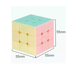 Cubo Rubik 3x3 Fanxin Macaron Pastel Color Original en internet