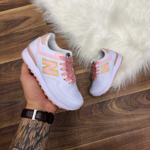 NEW BALANCE - Branco com Rosê