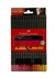 Lápis de cor Faber Castell 15 cores quentes Supersoft