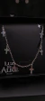 CHOKER COM CRUZ PENDURADA 11MM 40CM