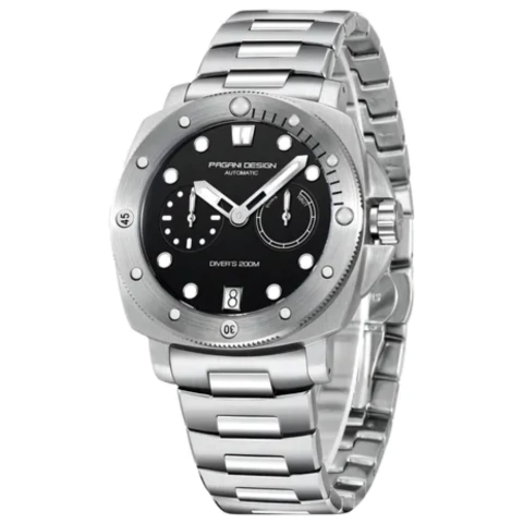 Pagani Design Pd-1767 Acero (Plateado con Negro) Automatico - comprar online