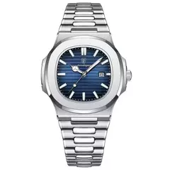 Reloj Poedagar 613 Corsair (Plateado con Azul)