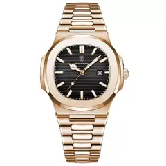 Reloj Poedagar 613 Corsair (Rosa Gold con Negro) - comprar online
