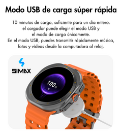 Smartwatch Dt Watch Ultra Plateado - Simax Shop SAS