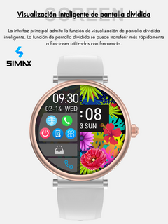 SMARTWATCH DT109 Plateado - Simax Shop SAS