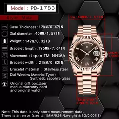 Pagani Design Pd-1783 (Rosa Gold) Automatico - tienda online