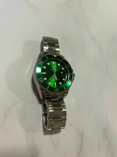 Reloj Poedagar 901 Carekiso (Plateado con Verde) - comprar online