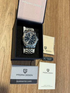 Pagani Design Pd-1645 (Plateado con Negro) Automatico en internet