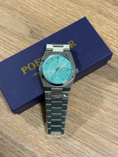 Reloj Poedagar 821 (Plateado con Turquesa) en internet
