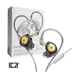 Auriculares Kz Edx Pro Con Micrófono, Negro - comprar online