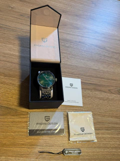 Pagani Design Pd-2770 (Plateado con Verde) Automatico - Simax Shop SAS