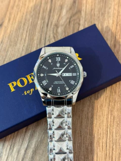 Reloj Poedagar 615 (Plateado con Negro) en internet