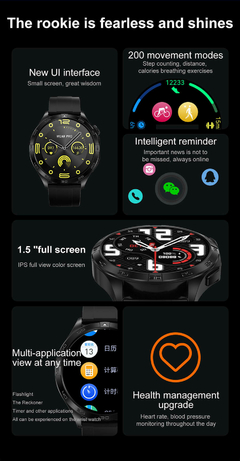 SmartWatch DT5 Mate Plateado